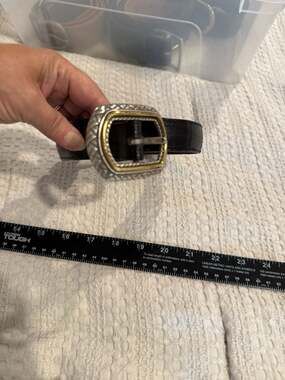 Brand: Brighton (Vintage 90s High Waist Silver and...